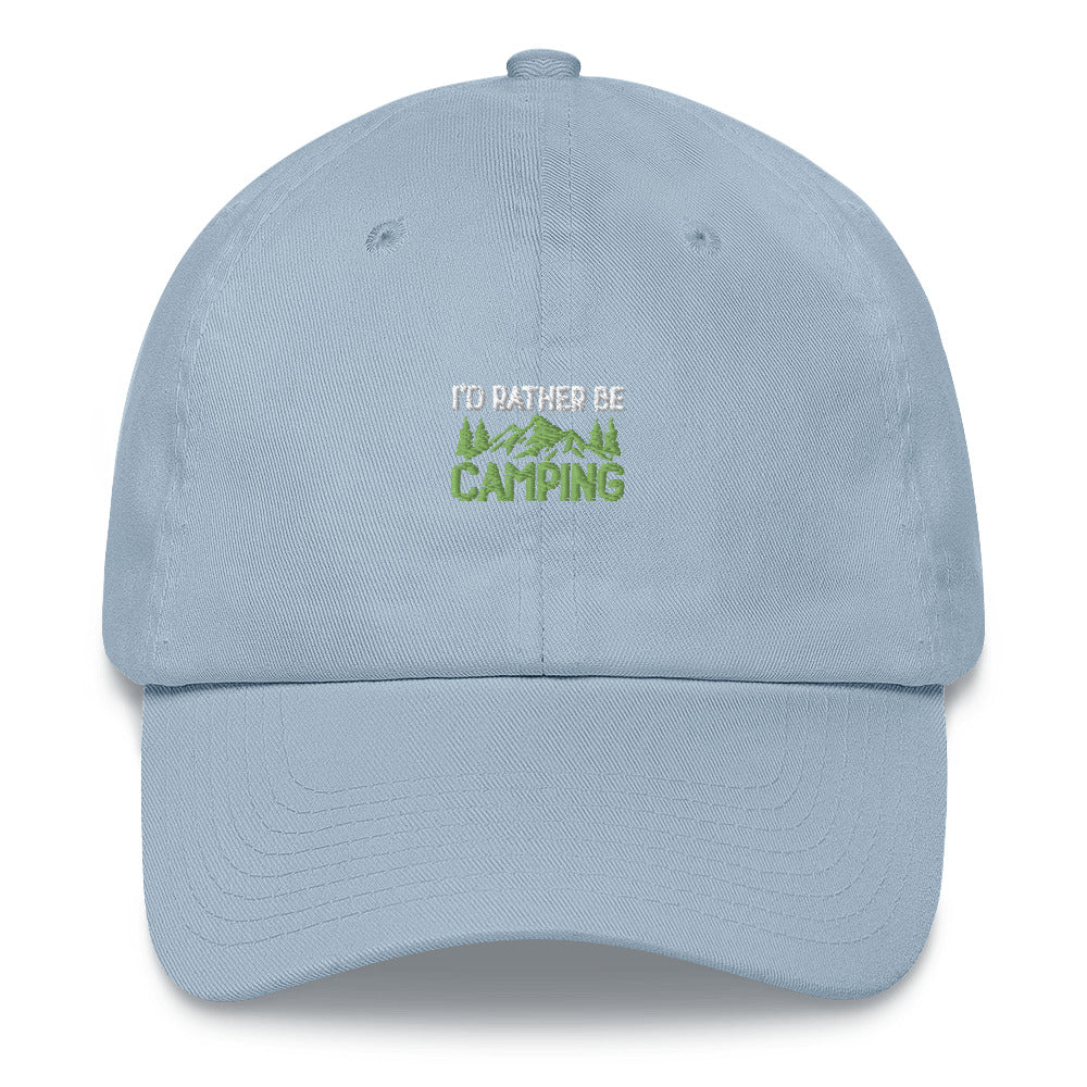 I'd rather be camping hats