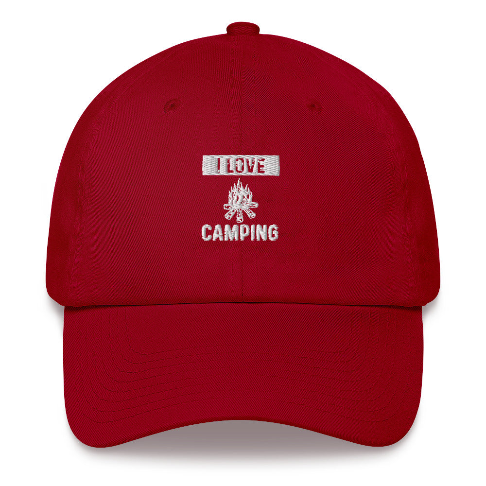 I love camping hat