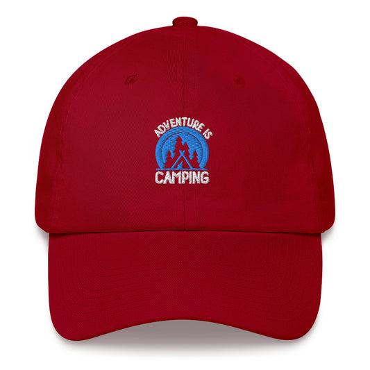 Adventure is camping hats