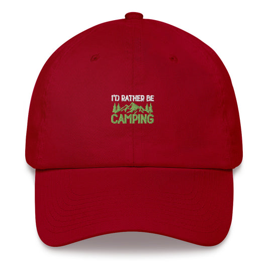 I'd rather be camping hats