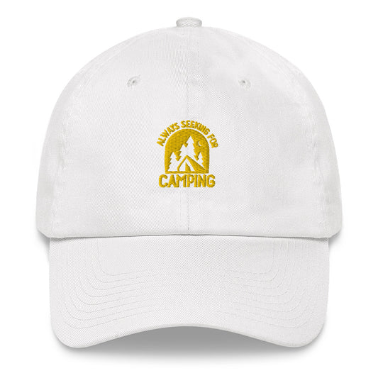 Always seeking for camping hats