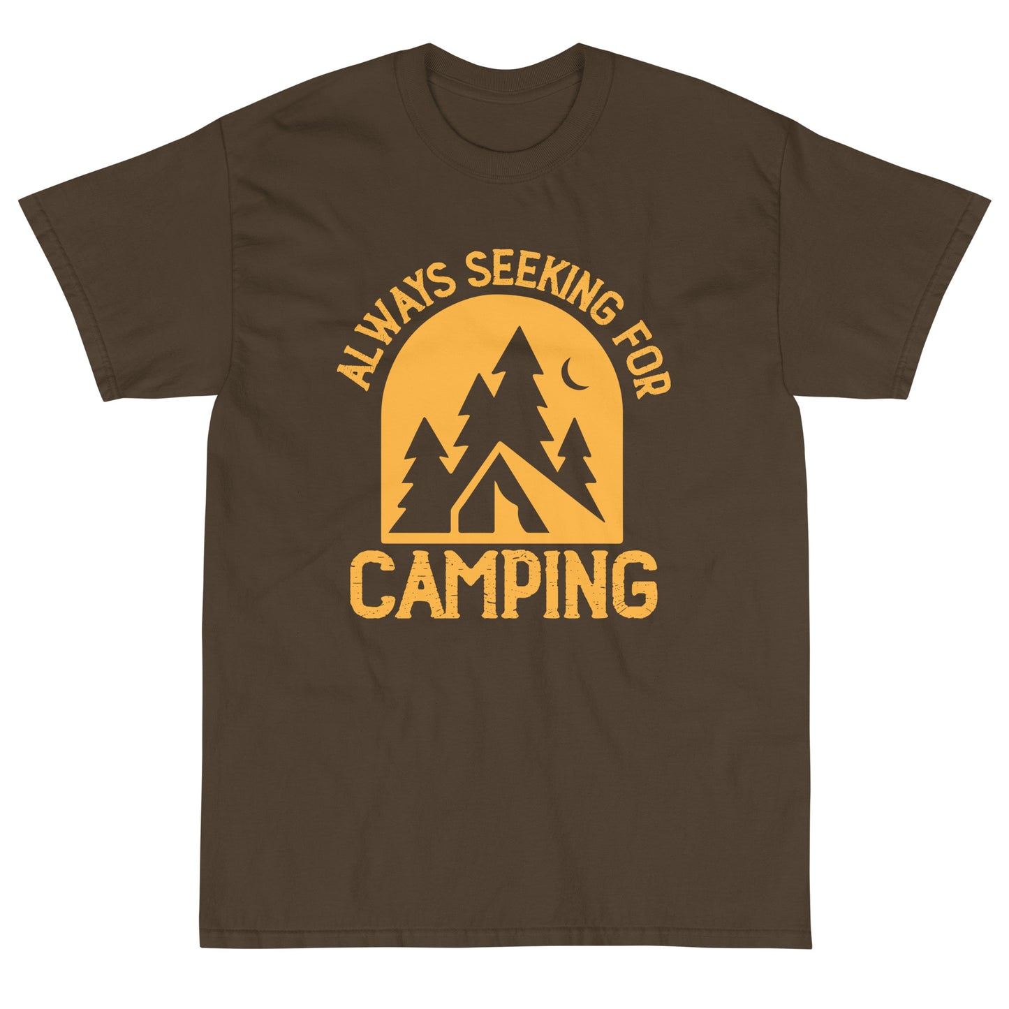 Always seeking for camping t-shirts