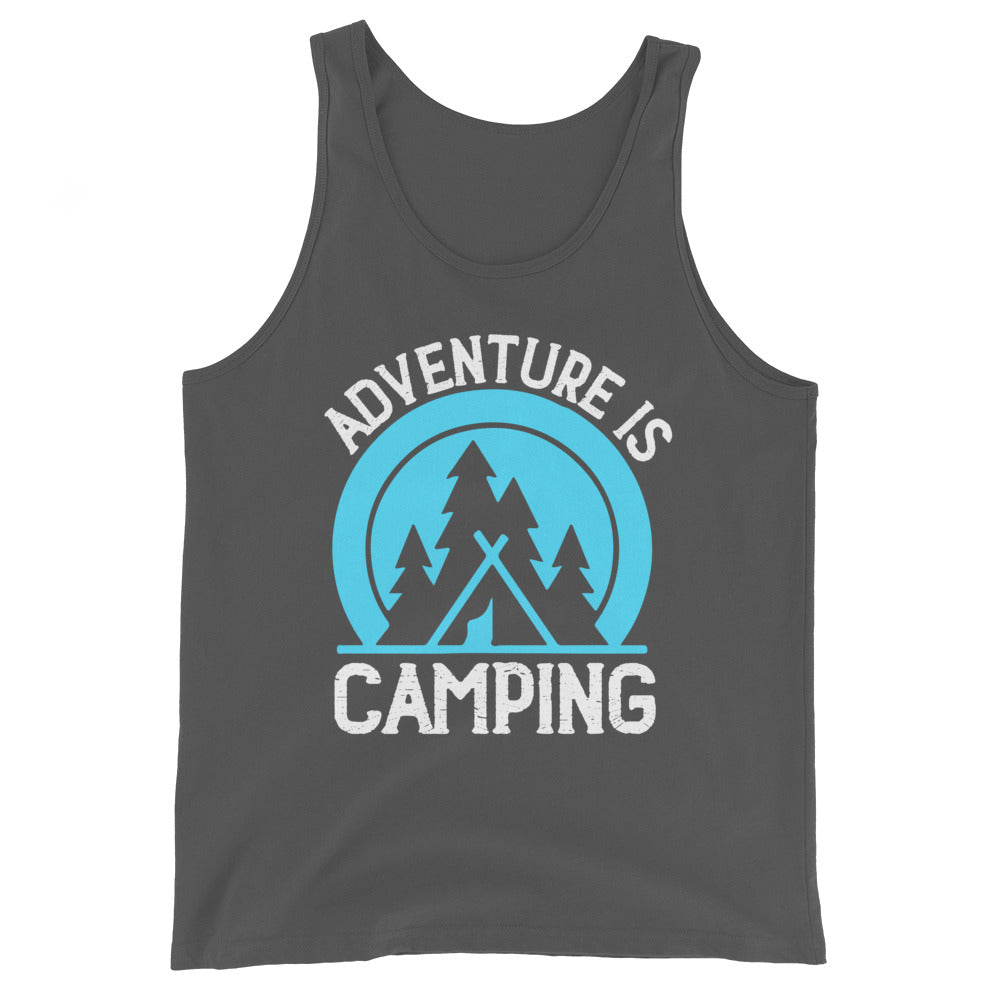 Adventure is camping tank tops