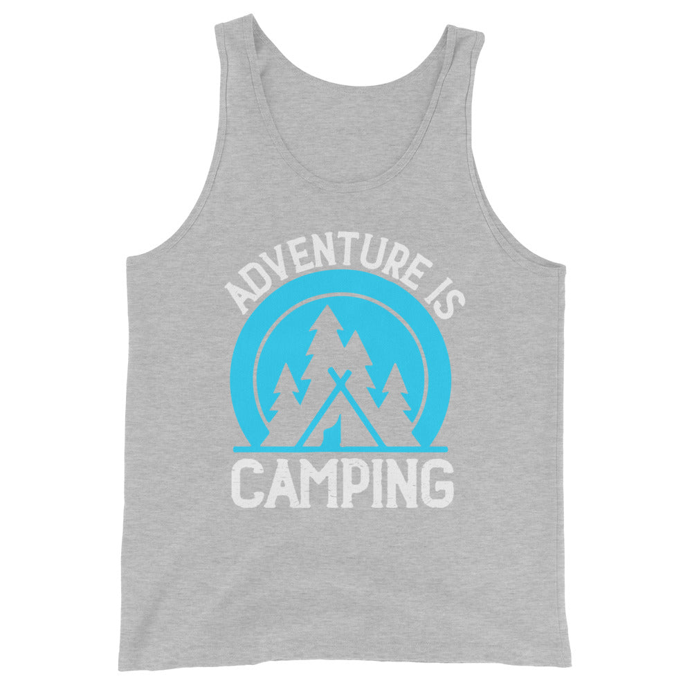 Adventure is camping tank tops