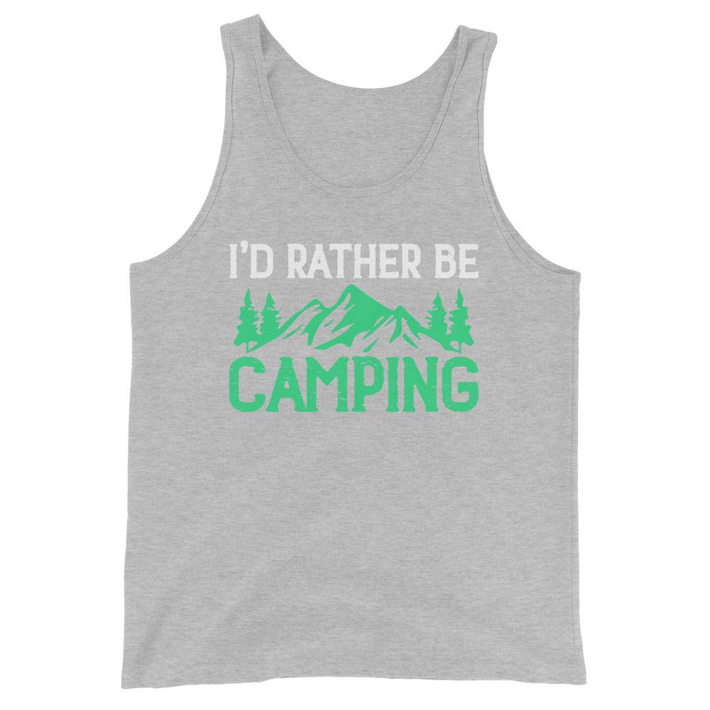 I'd rather be camping tank tops