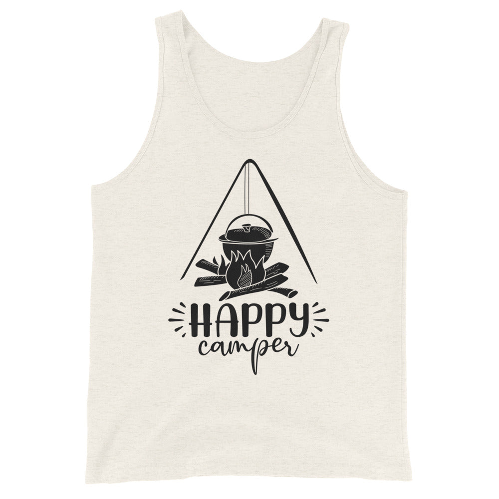 Happy camper tank tops