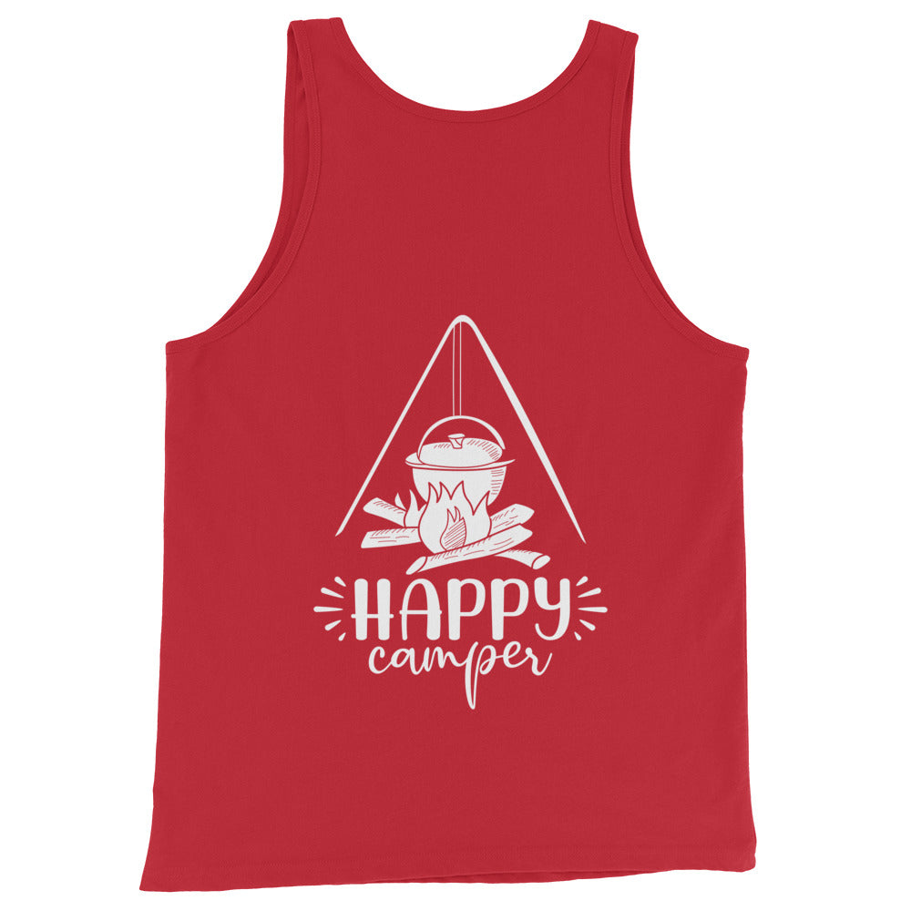 Happy camper tank tops