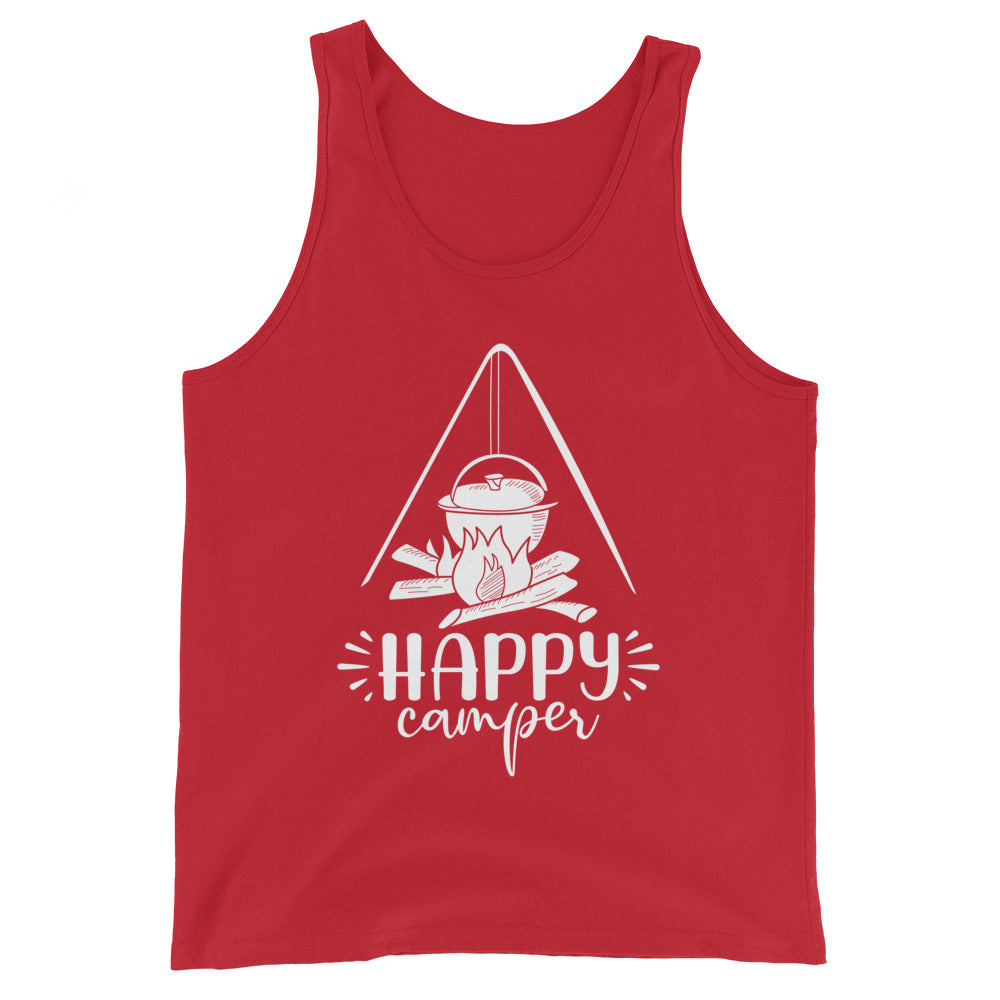 Happy camper tank tops