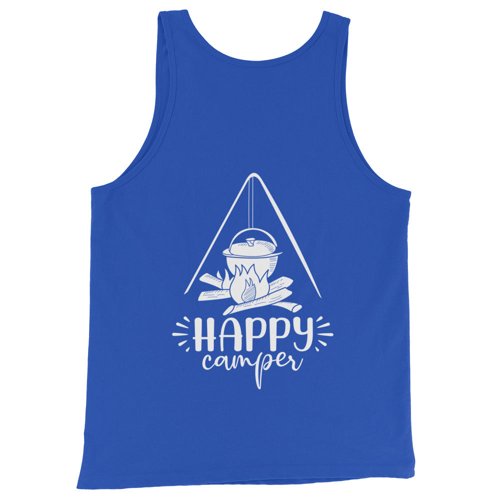 Happy camper tank tops