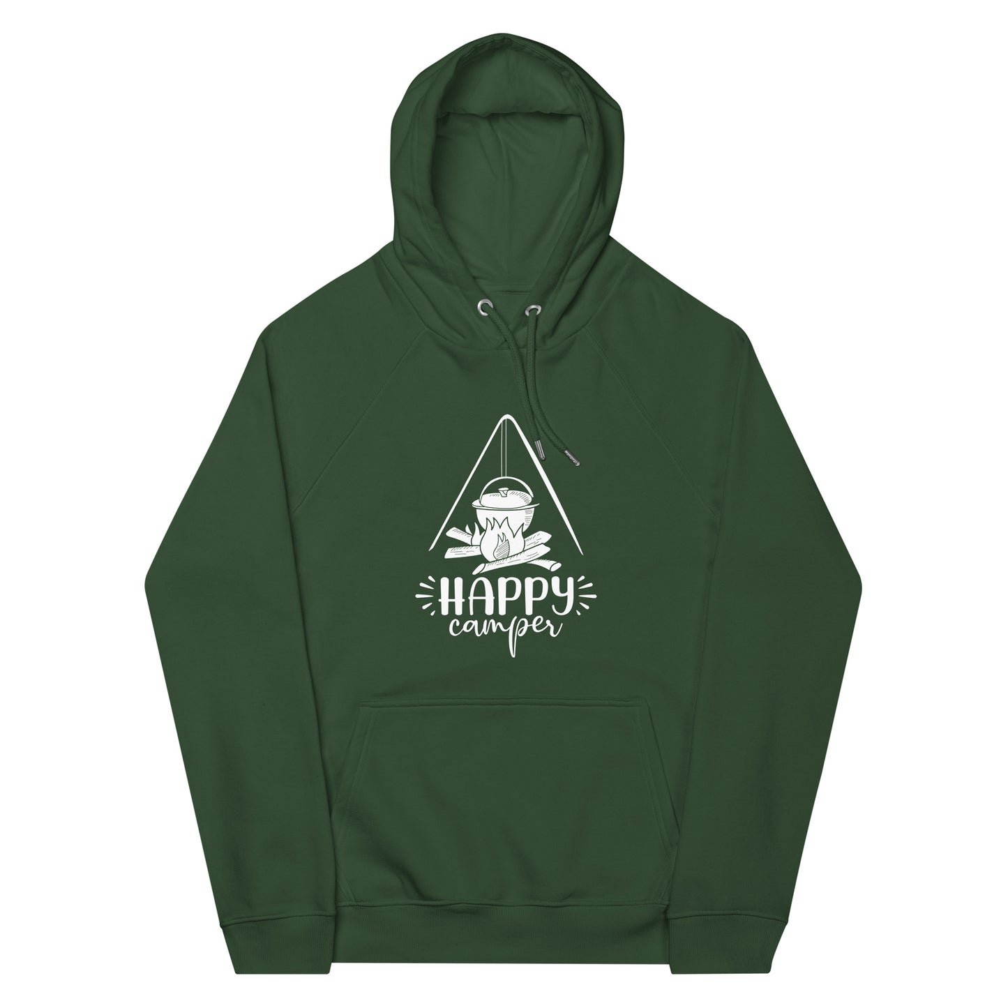 Happy camper eco raglan hoodie