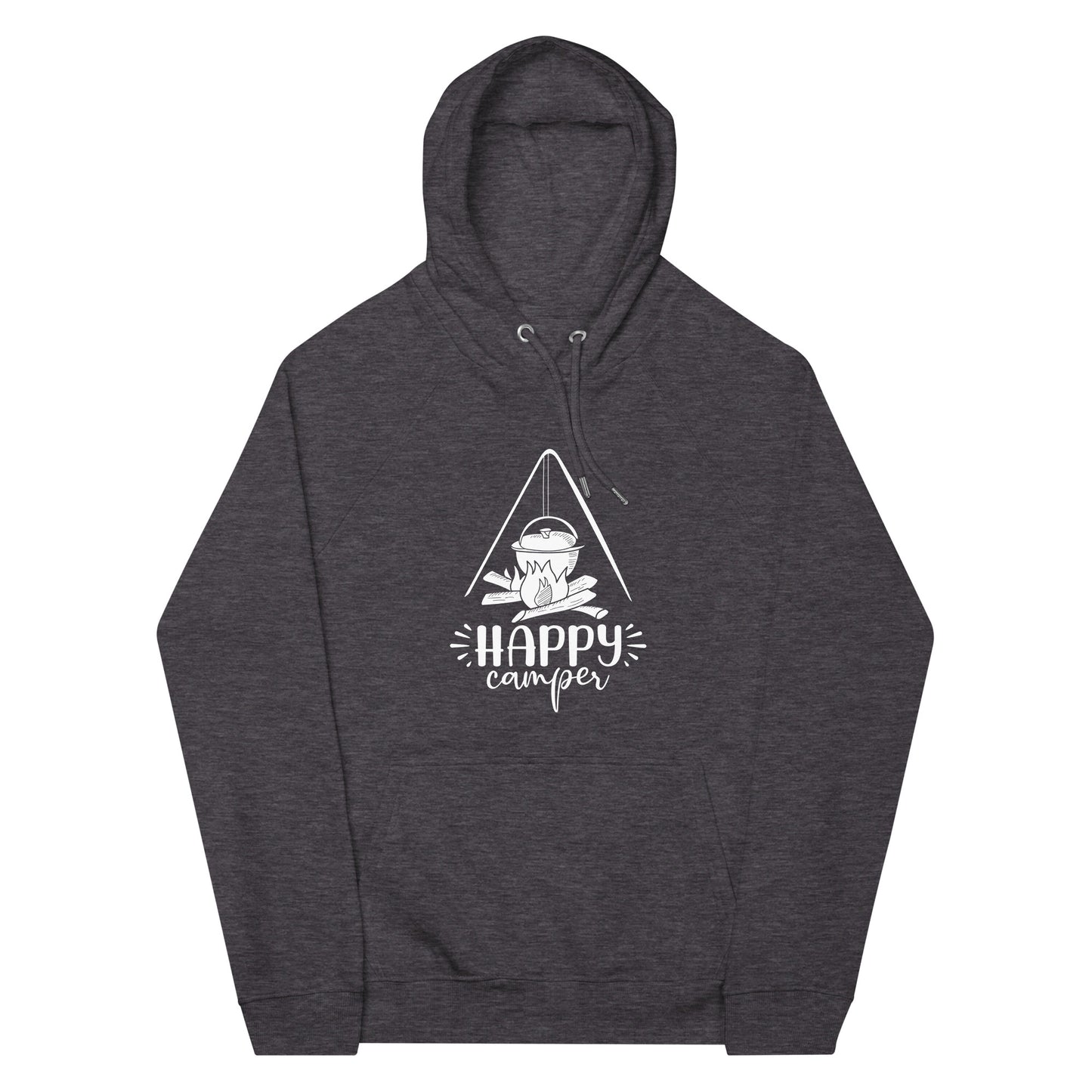 Happy camper eco raglan hoodie