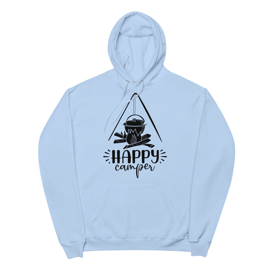 Happy camper fleece hoodie