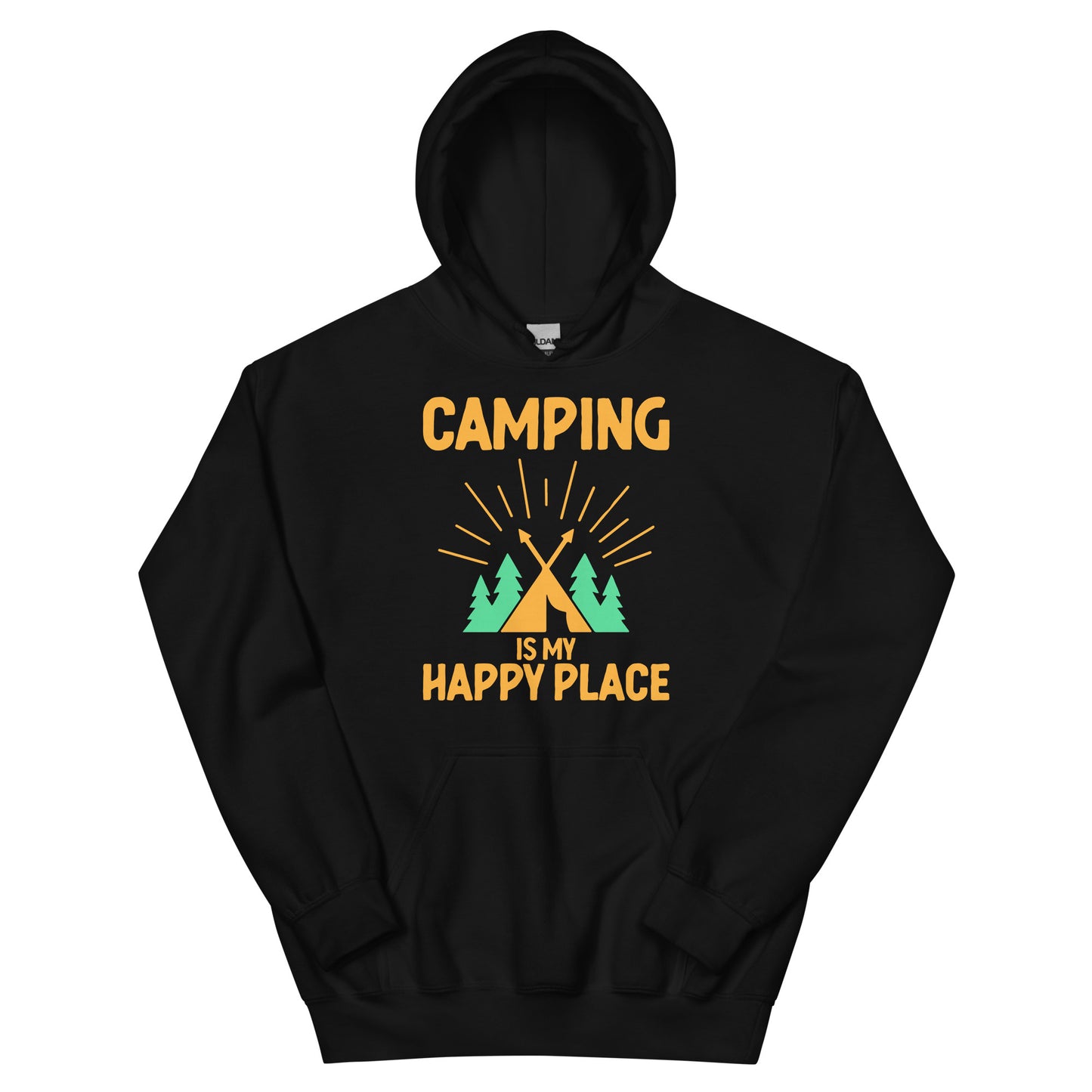 Camping is my happy place hoodie