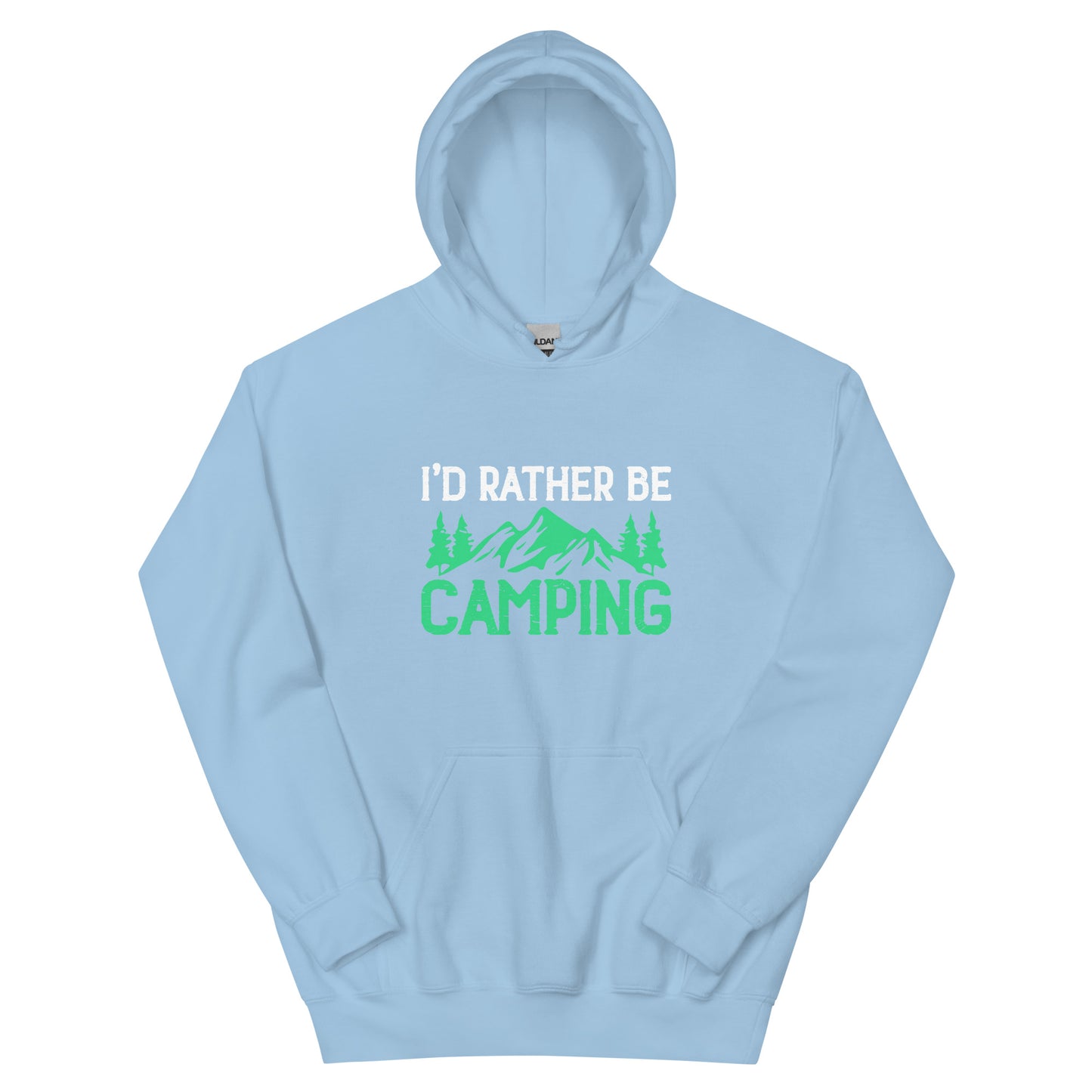 I'd rather be camping hoodies