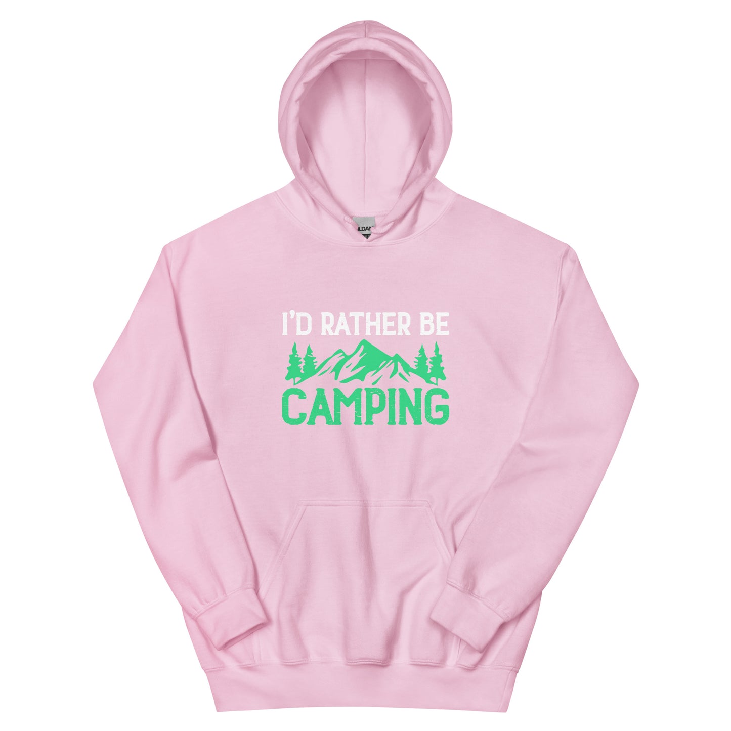 I'd rather be camping hoodies