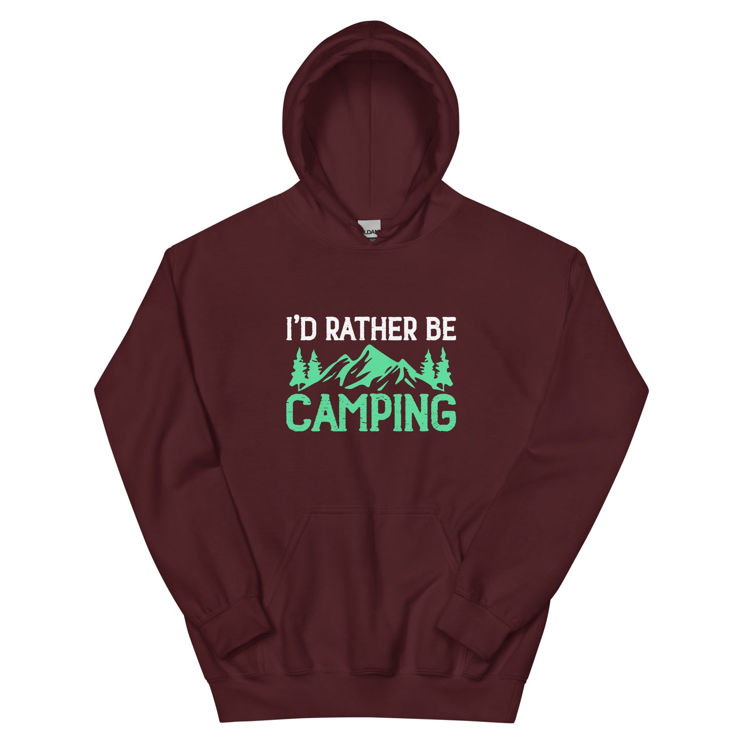 I'd rather be camping hoodies