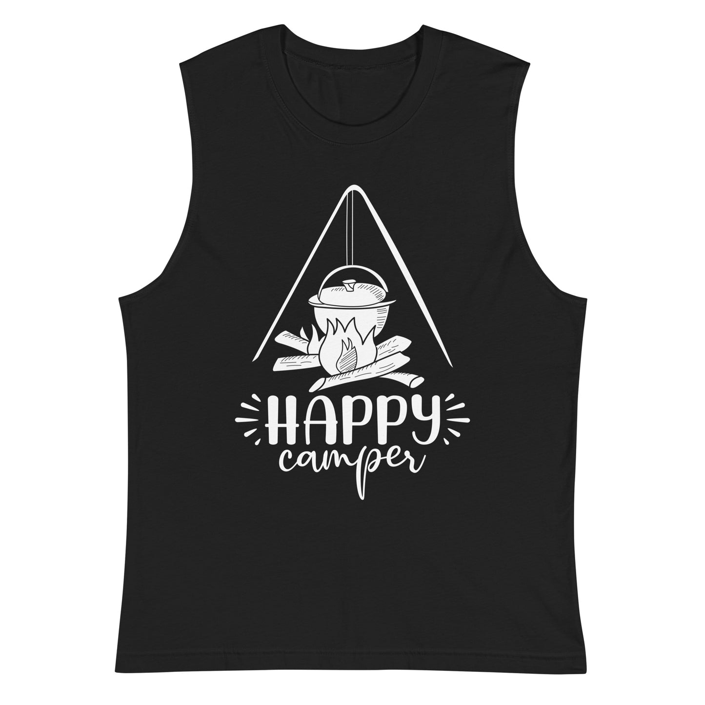 Happy camper Muscle Shirt