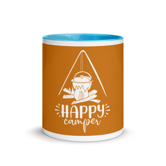 Happy camper Mug with Color Inside