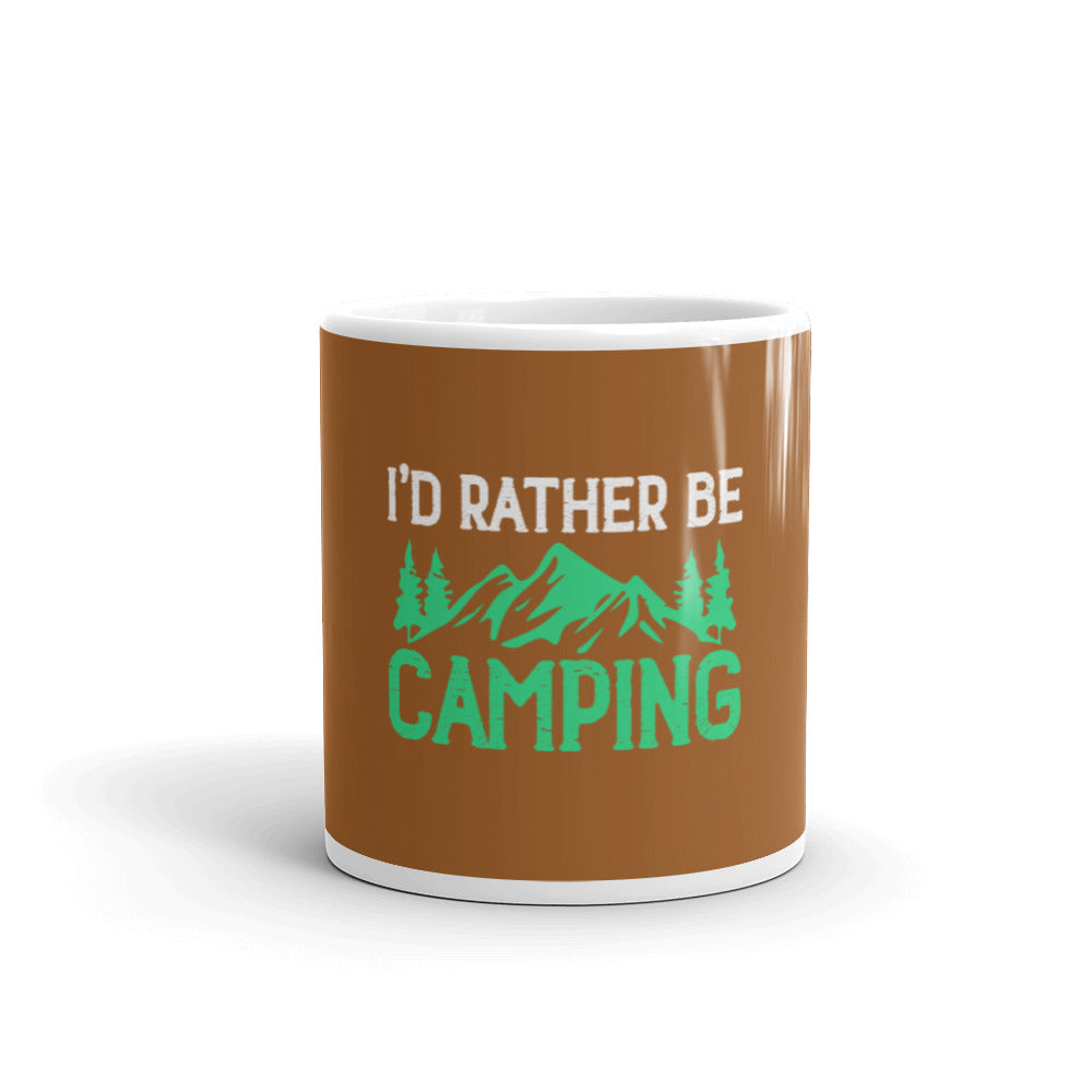 I'd rather be camping mugs