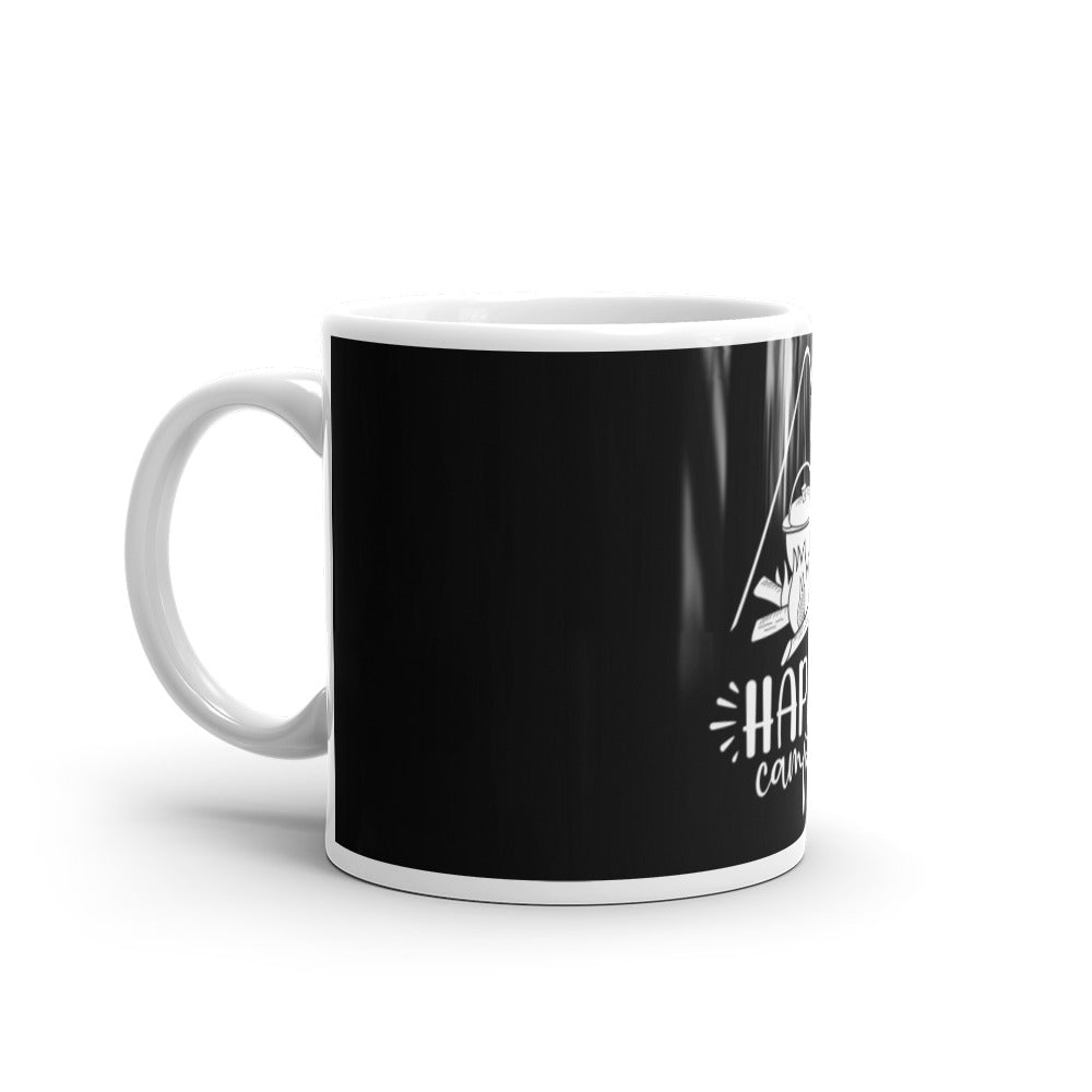 Happy camper glossy mug