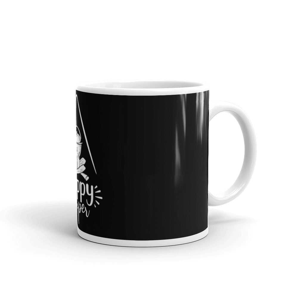 Happy camper glossy mug