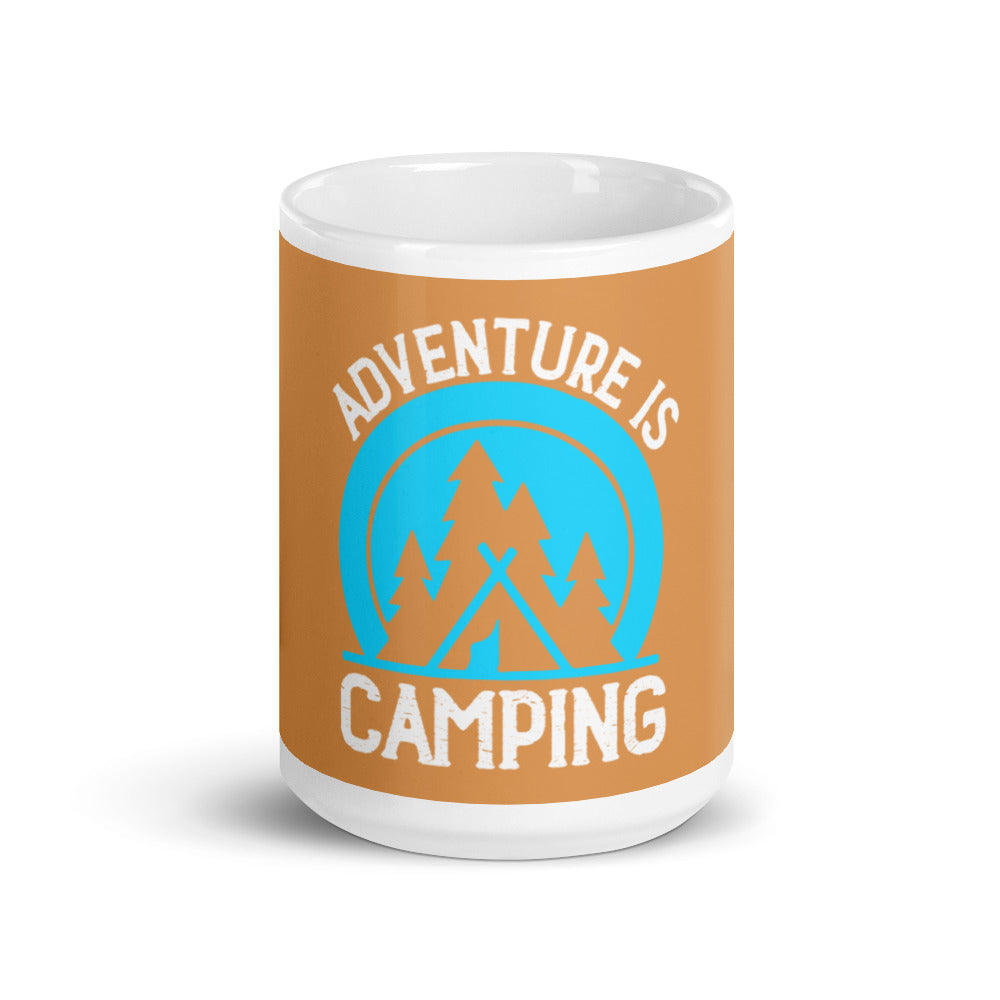 Adventure is camping mugs