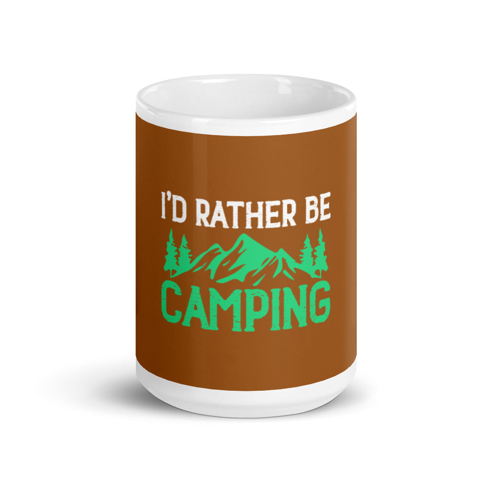 I'd rather be camping mugs